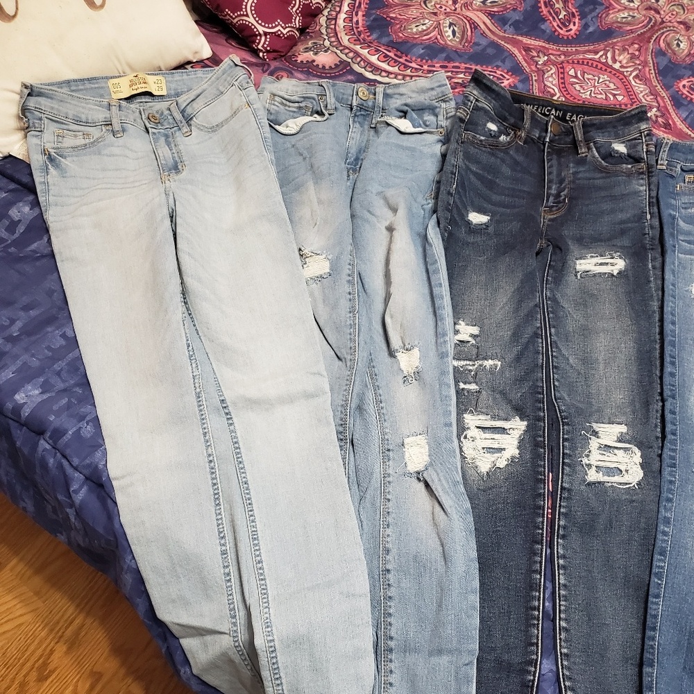 High rise jeans